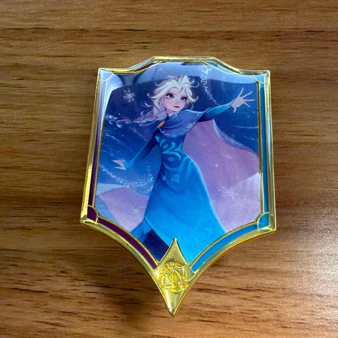 ロルカナ　エルサ　ピンバッジ　ロルカナチャレンジ エルサ ピンバッジ ロルカナチャレンジSpring東京 ディズニー アナ雪