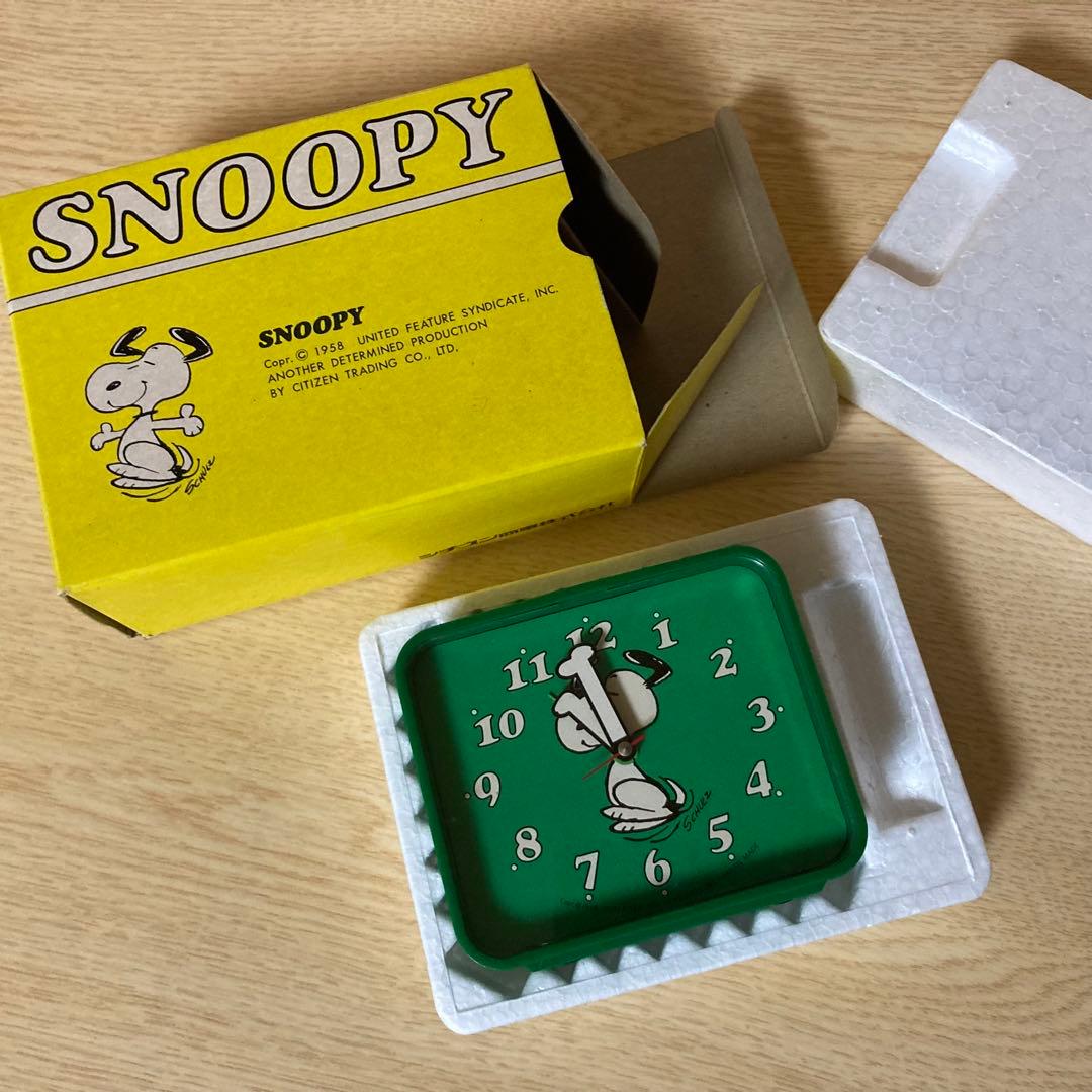 昭和レトロ SNOOPY 電子ミニアラーム スヌーピー コミックアラームクロック (DROP)