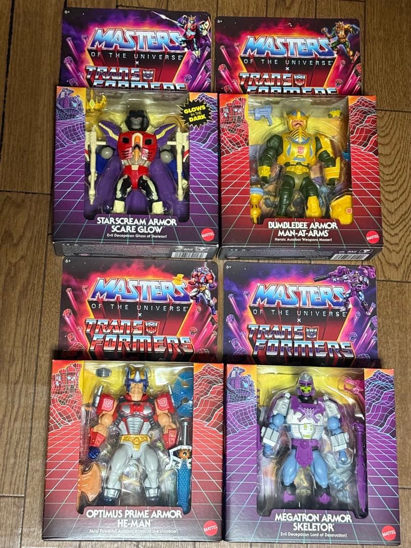 貴重 トランスフォーマー マスターズオブザユニバース セット motu
