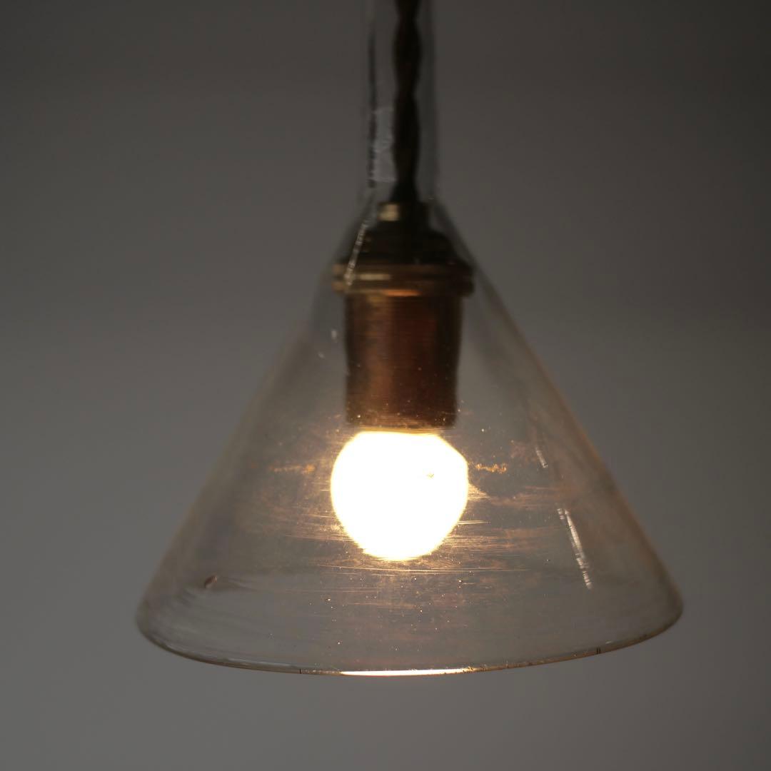①アトリエ　ライト　ペンダント　照明　ランプ　古道具　アンティーク　昭和レトロ 楽天市場】ペンダントライト ガラス 1灯 おしゃれ 天井照明 LED 照明