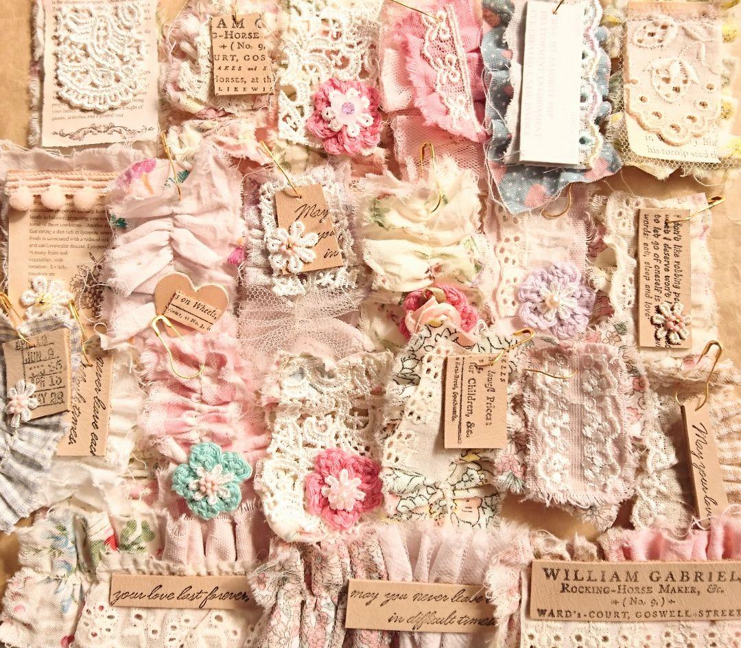 ジャンクジャーナル素材☆No.246☆革 紙 レース タグ - メルカリ