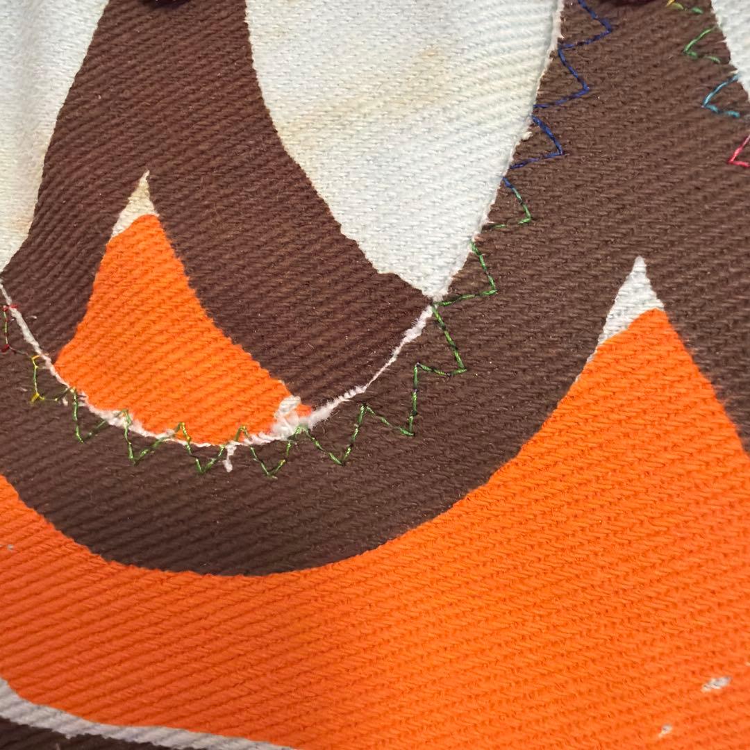 嵐リメイク王冠デザイントートバッグ・オルテガ柄 - メルカリ