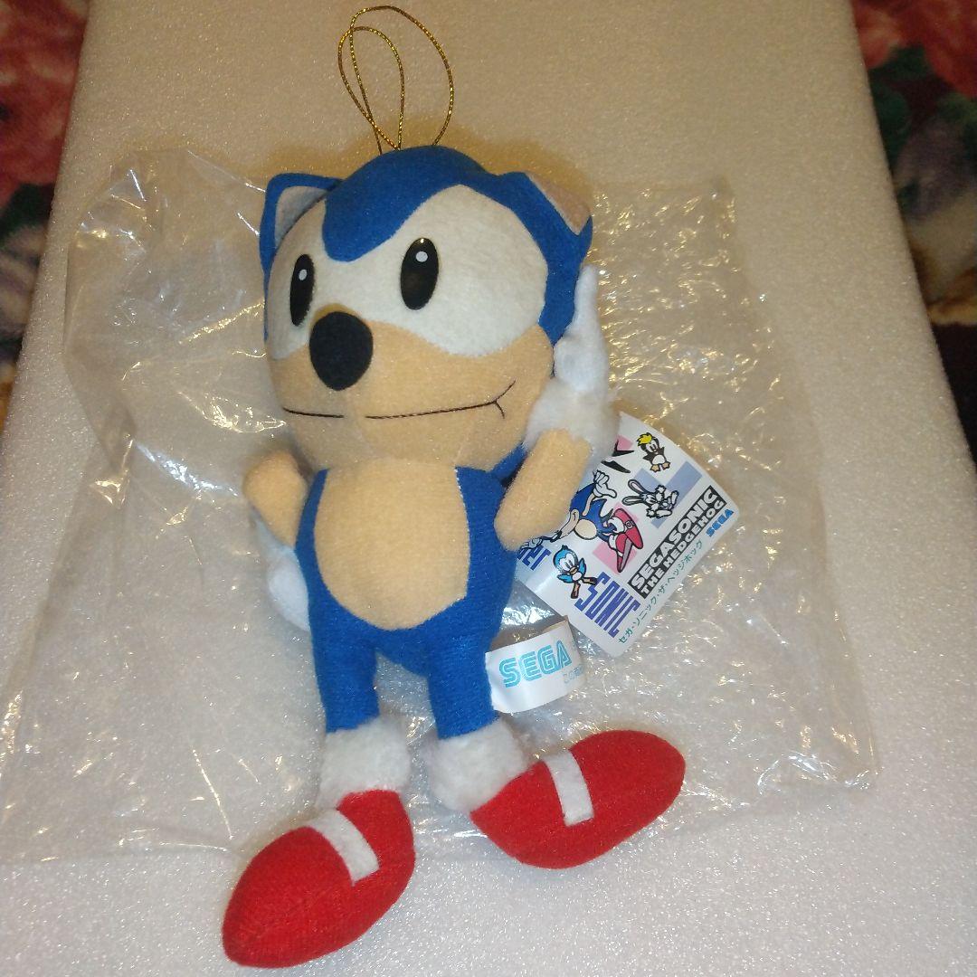 セガ・ソニック・ザ・ヘッジホッグ ぬいぐるみ 1992年 アミューズメント景品 SEGA セガ ソニック・ザ・ヘッジホッグ ぬいぐるみ 1992年製 紙タグ付