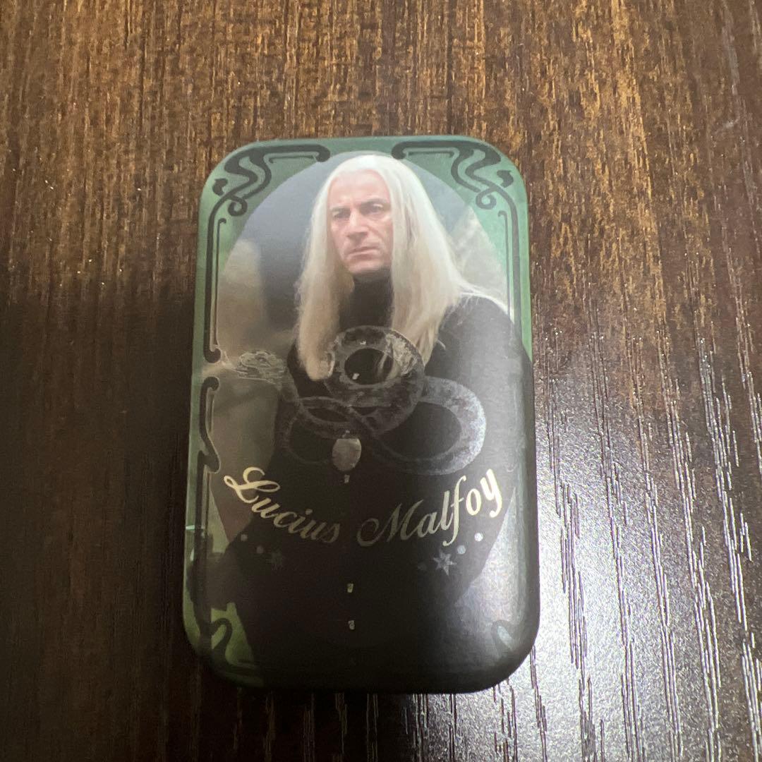 ルシウス・マルフォイ　スクエア缶バッジ フィルムアート缶バッチミラー ルシウス・マルフォイ | ハリー