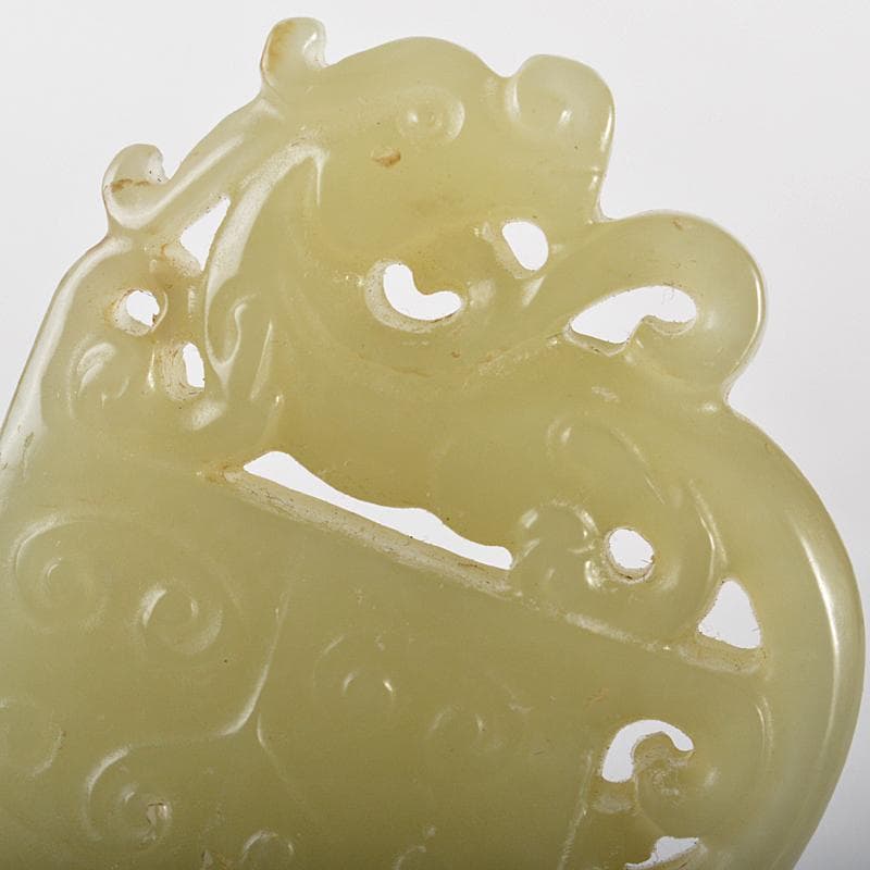 中国 玉石彫刻 神獣刻 根付 玉器 玉珮 V R7116 - メルカリ