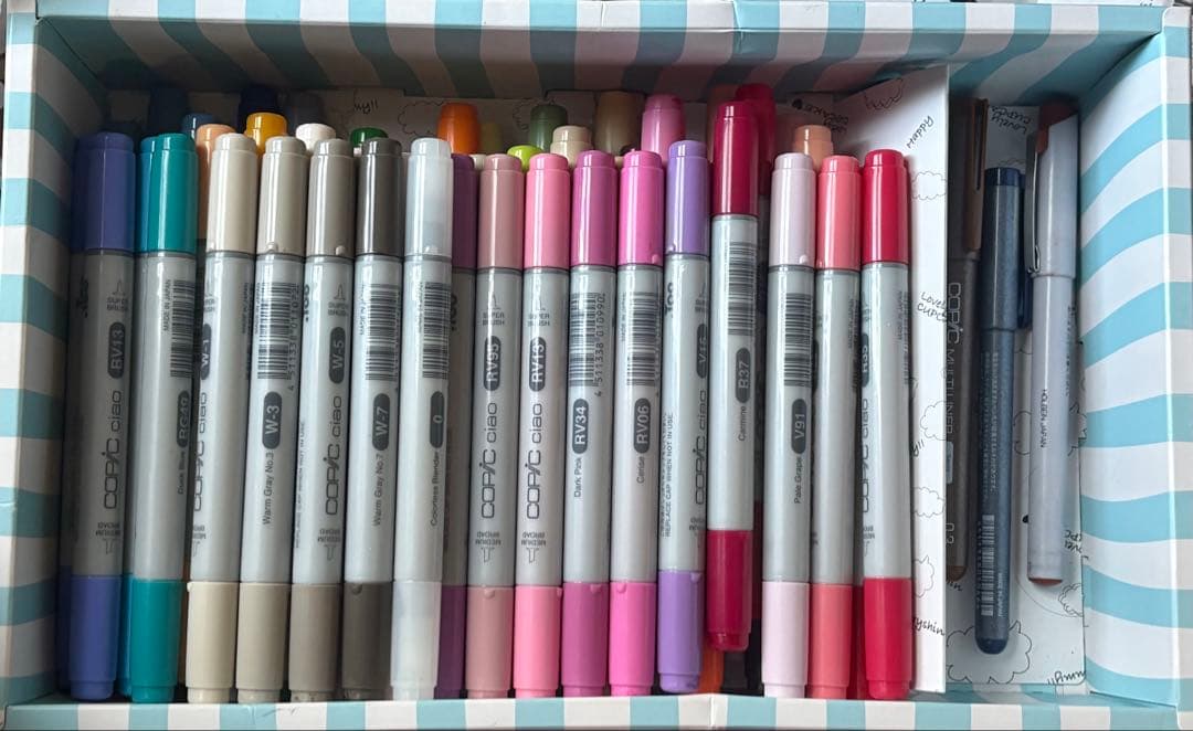 COPiC ciao 71本＋マルチライナー コピックチャオ E71 1本 単品 シャンパン Champagne COPIC ciao