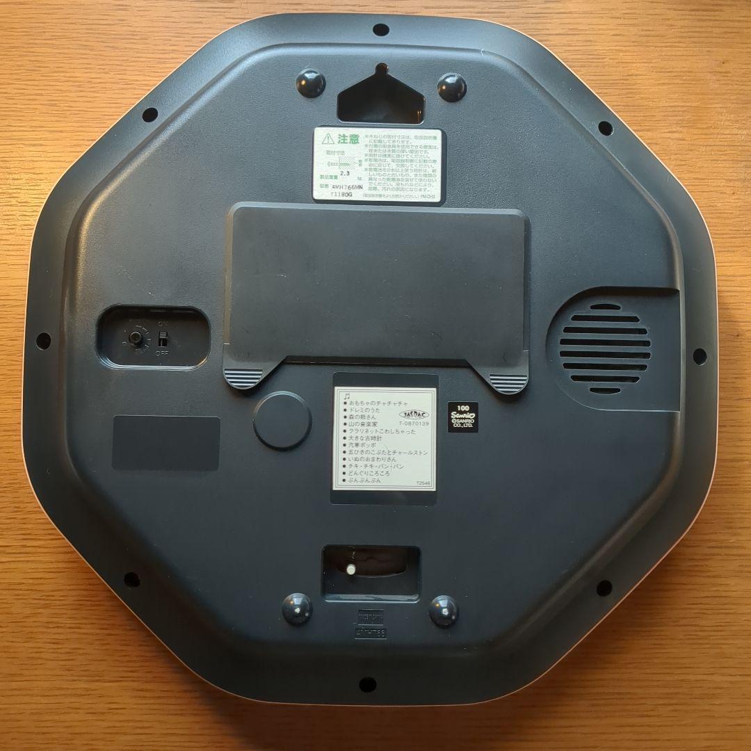 ほぼ未使用品】CITIZEN ハローキティ 掛け時計 M766 からくり時計