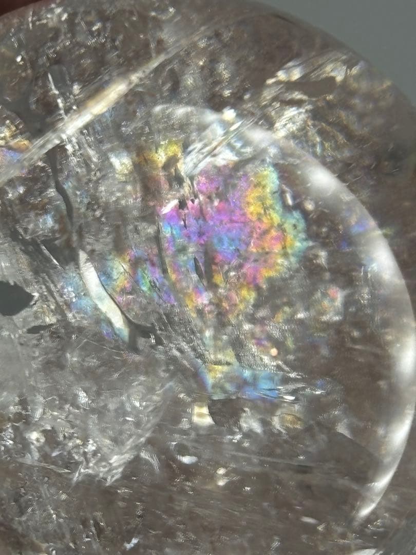 《ピンククリアクォーツ＊ピンクファイヤークォーツ小サイズスフィア》