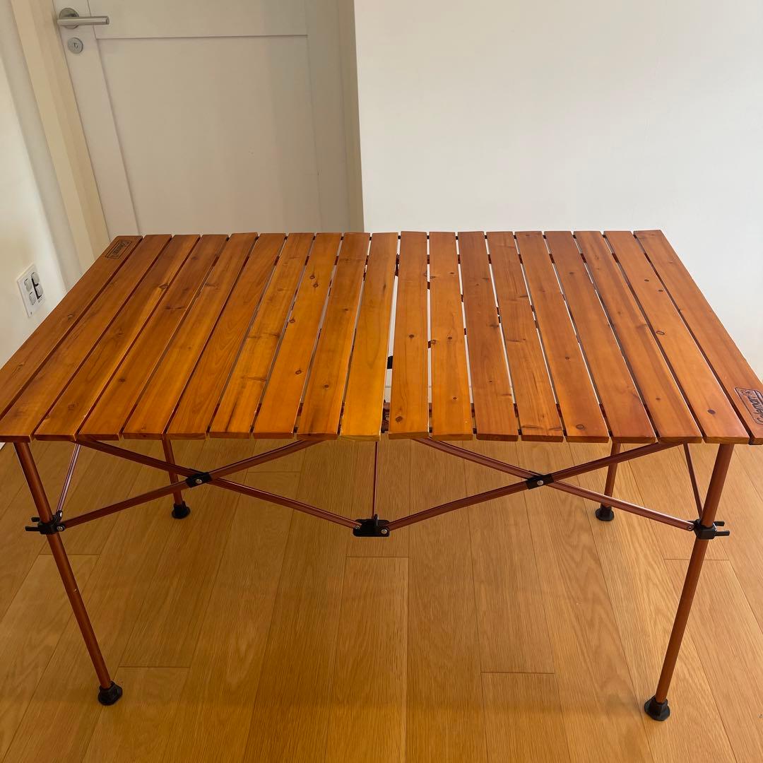 Coleman コールマン ナチュラルウッドロールテーブルクラシック 110 ナチュラルウッドロールテーブル クラシック（110）の通販｜キャンプ