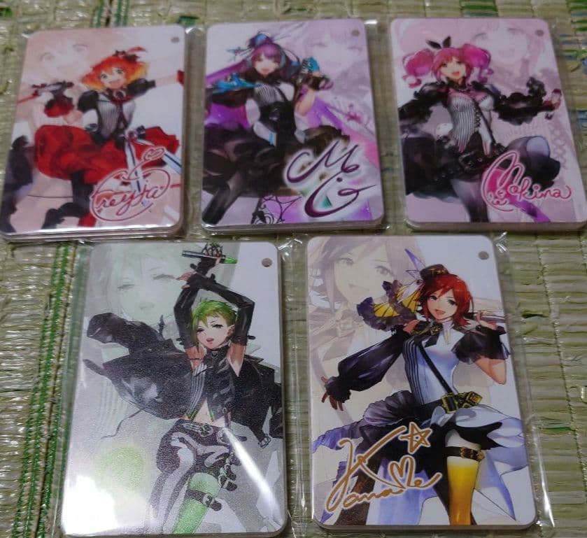 マクロスΔ スライドカードケース 5点セット マクロスΔ スライドカードケース 5点セット カードケースキーホルダー