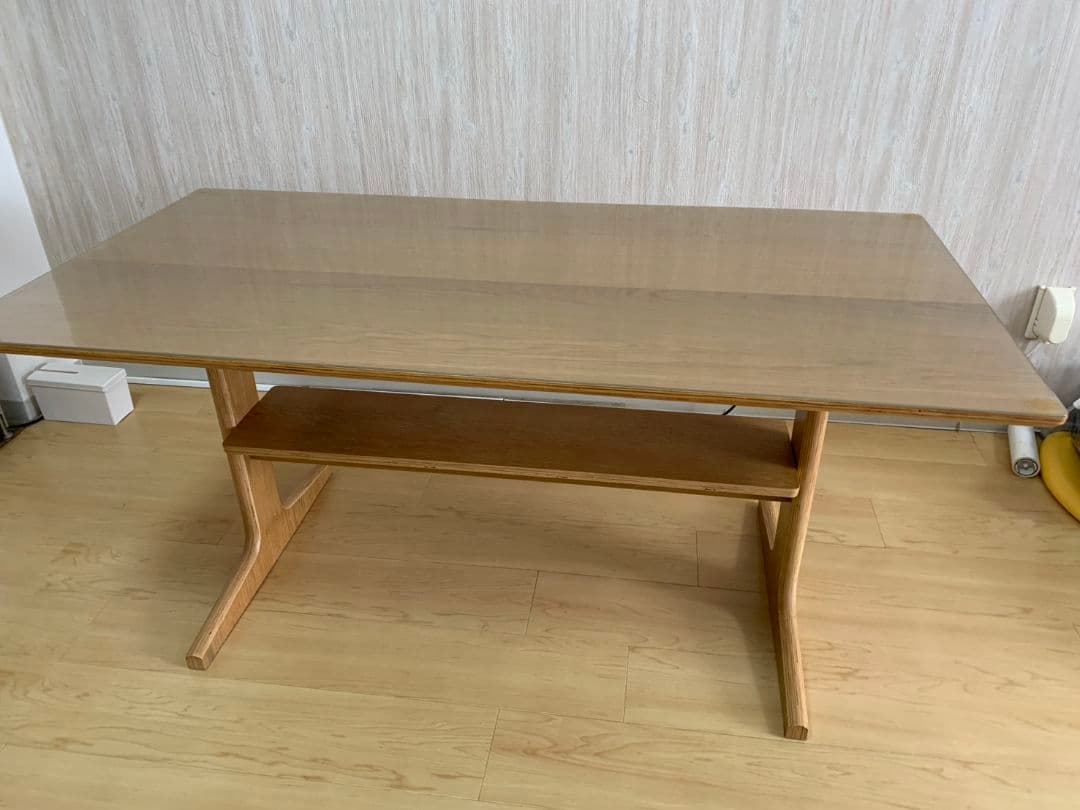 リビングでもダイニングでもつかえるテーブル・２・オーク材 Amazon｜無印良品 リビングでもダイニングでもつかえるテーブル・2