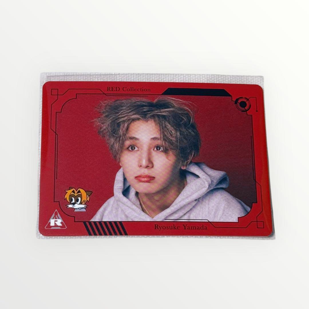 RED】 山田涼介 ビジュアルカード Ryosuke Yamada 会場限定 - メルカリ