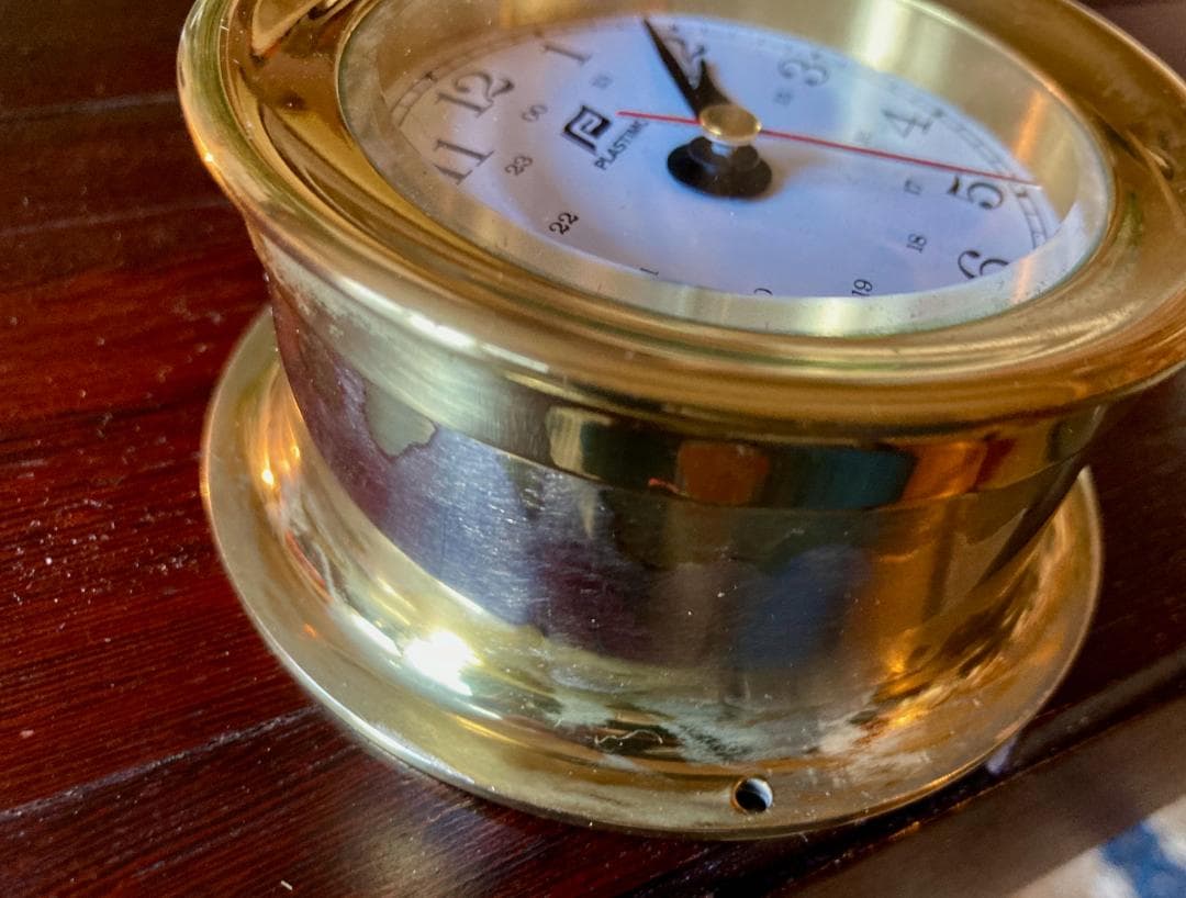 値下げ PLASTIMO マリンクロック バロメーター プラスチモ ジャンク品