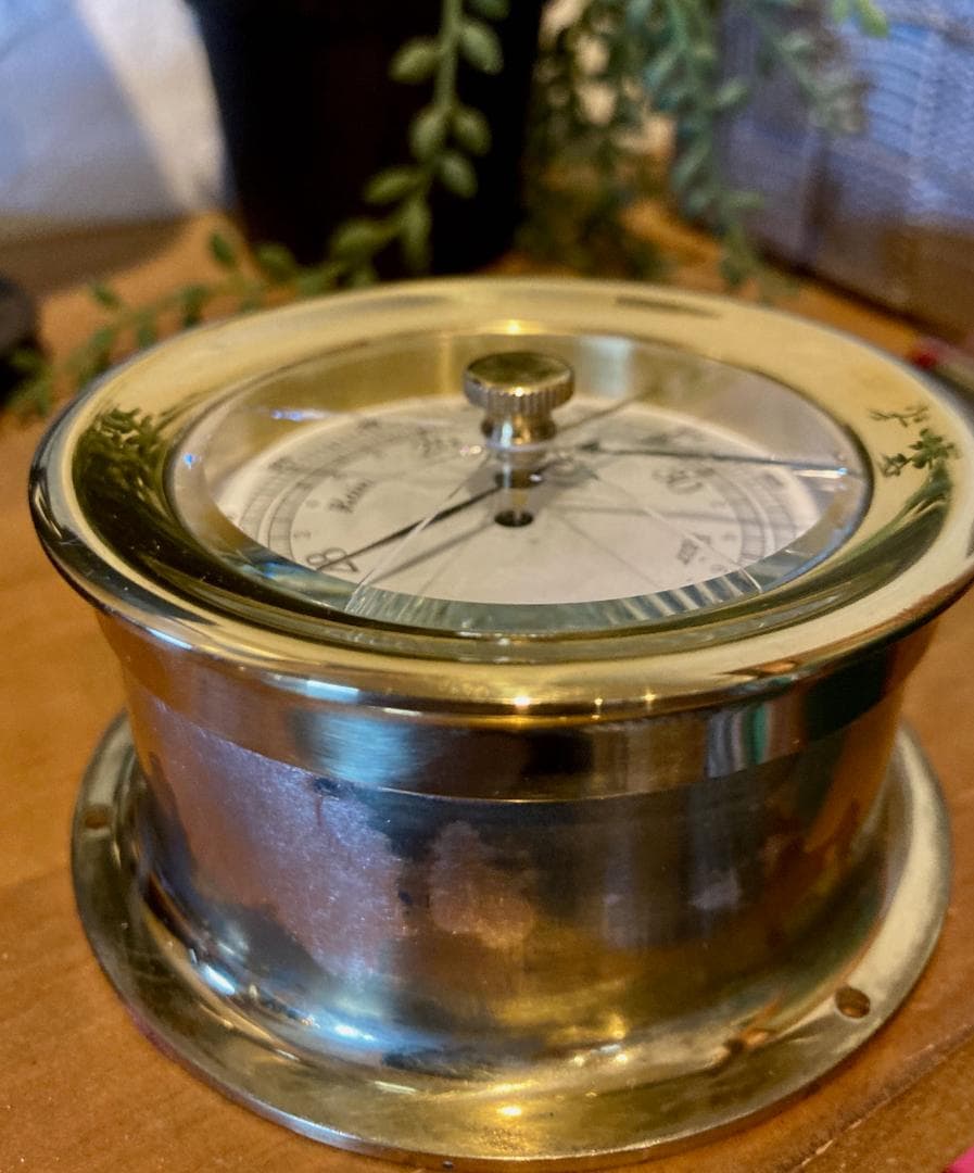 値下げ PLASTIMO マリンクロック バロメーター プラスチモ ジャンク品