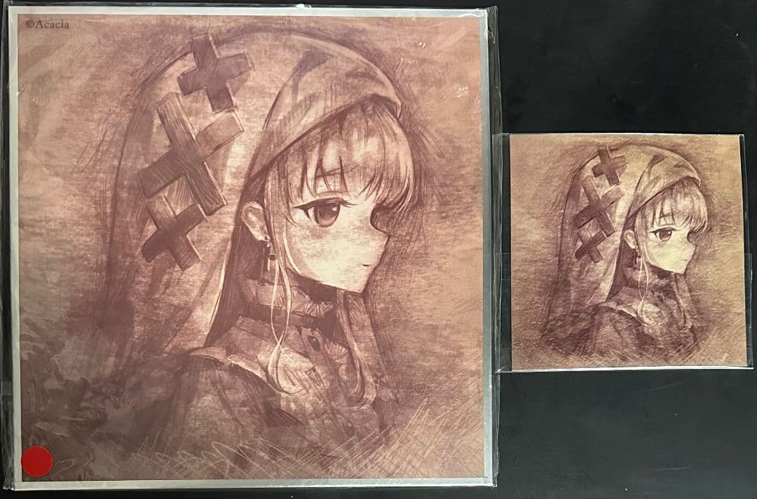 【2/18まで】氷上メルル 魔法少女ノ魔女裁判 まのさば 色紙 カード 中国限定 魔法少女ノ魔女裁判 まのさば 中国 Weplay 限定 特典 カード 氷上