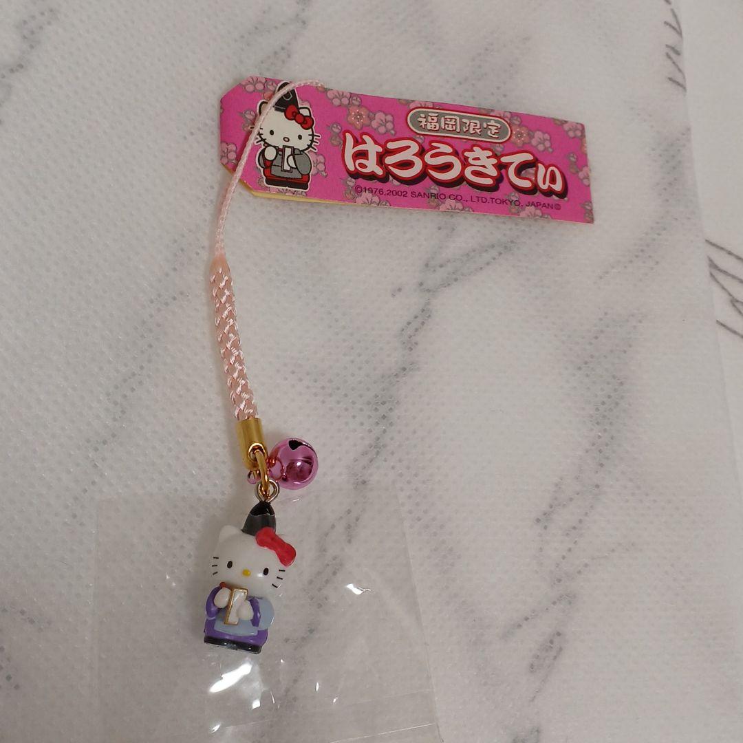 新品 未使用】ご当地 キティ ハローキティ 根付け ストラップ 福岡