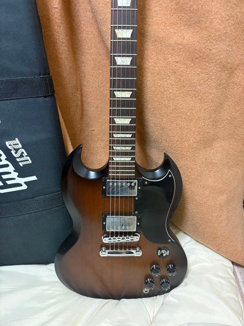 Gibson SG サンバースト エレキギターG-force Yahoo!オークション - Gibson SG Standard 2015 Fireburst G-force ト