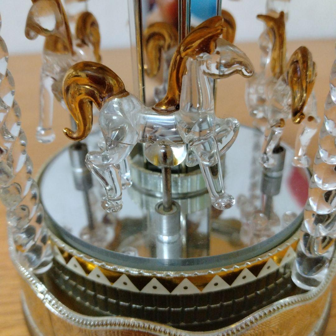 メリーゴーランド型オルゴール ディズニー 星に願いを ピノキオ