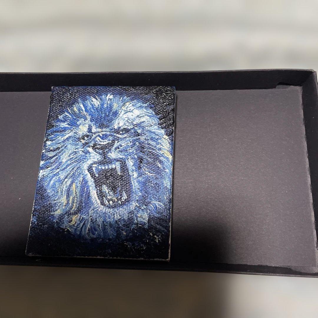 n*a様 ミニライオン 油彩画 ペイント聖矢 F4 キャンバスプリント 各種 | ペイント聖矢アートショップ