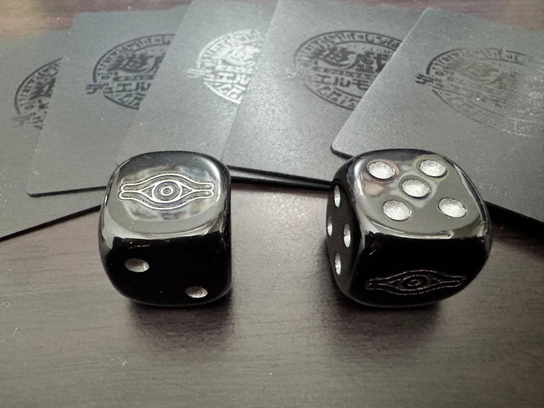 遊戯王 公式 サイコロ ダイス 受注 2個 セパレーター 5 Yu-Gi-Oh